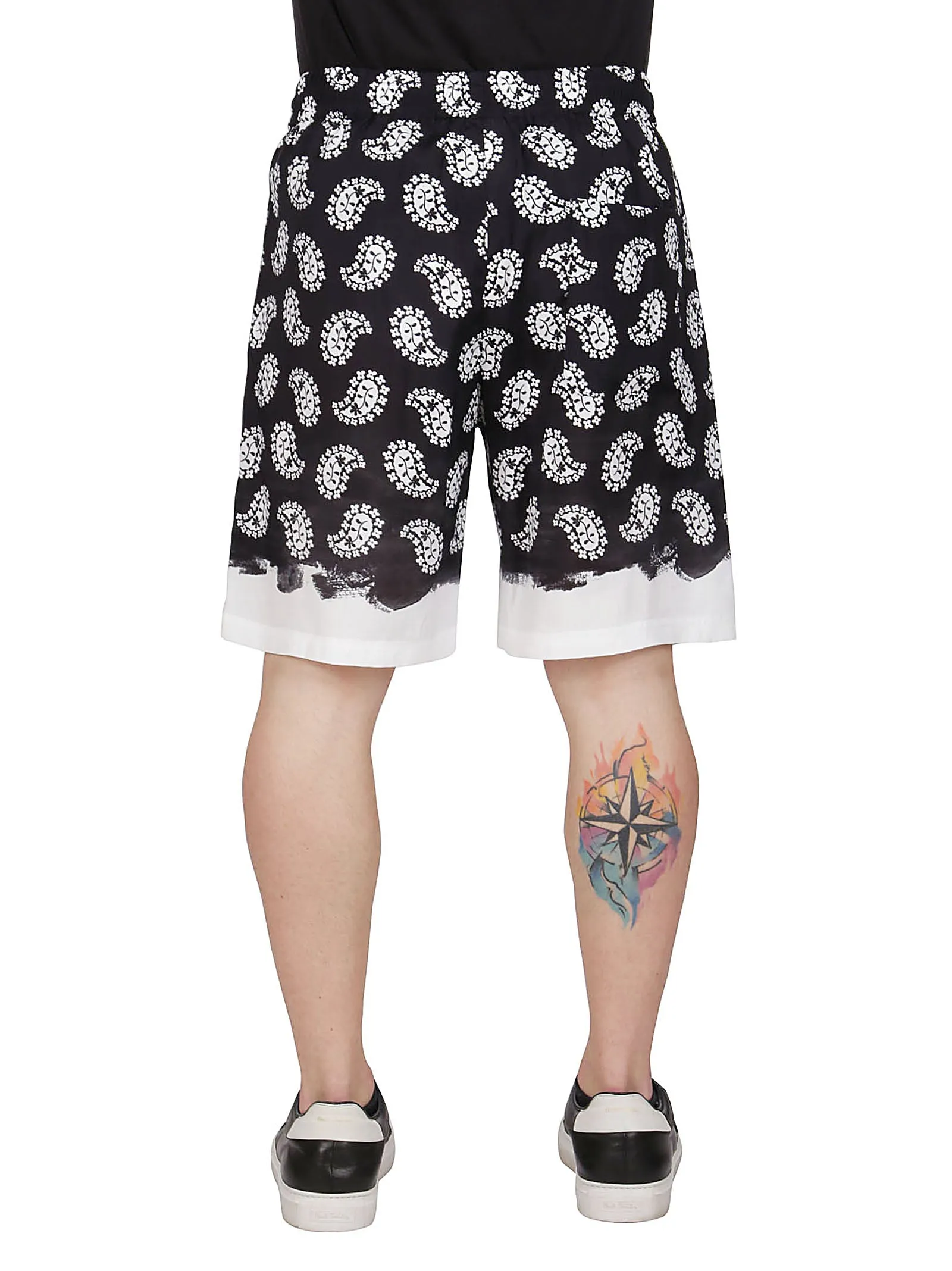 MSGM Paisley Printed Shorts