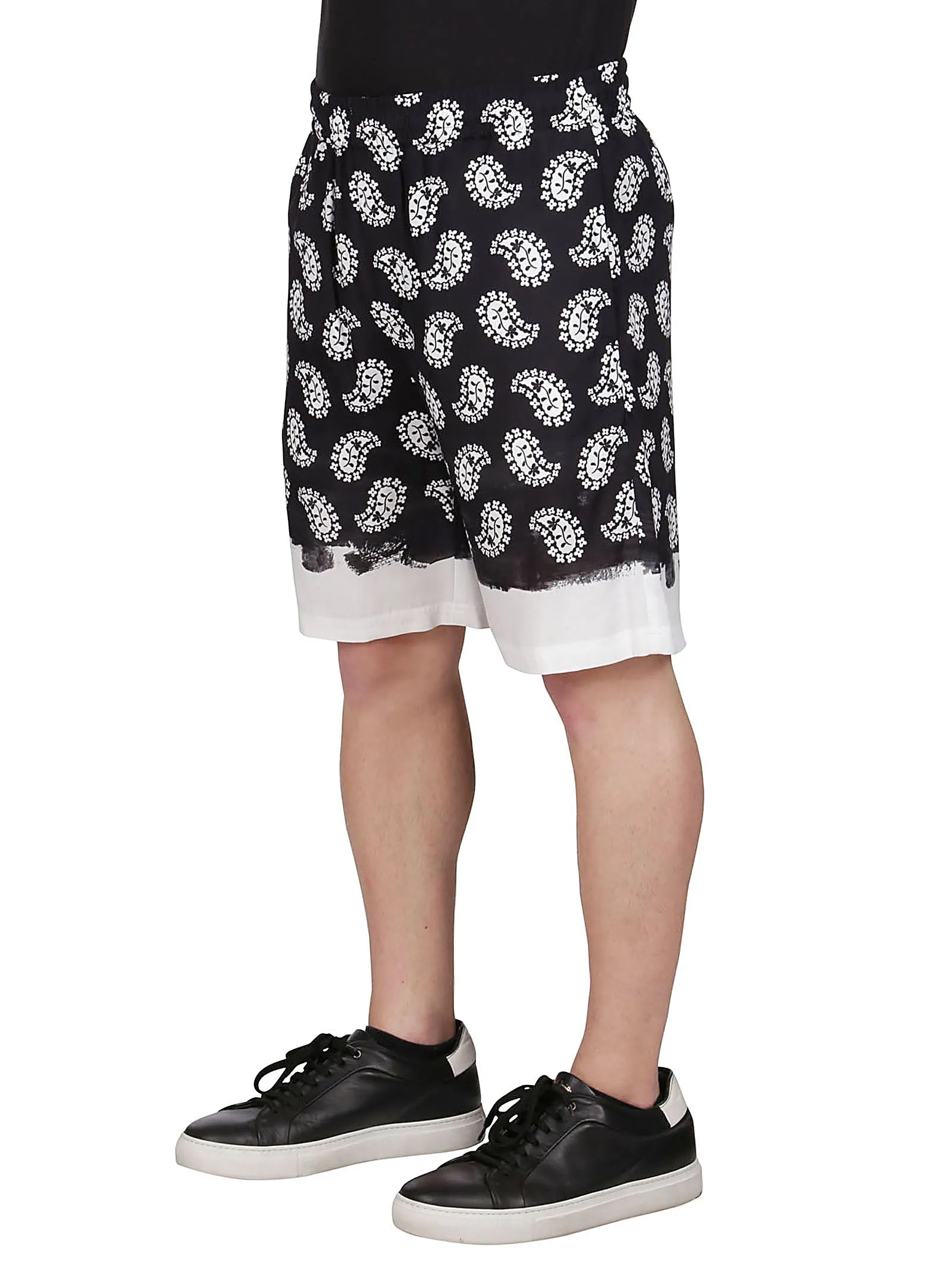 MSGM Paisley Printed Shorts