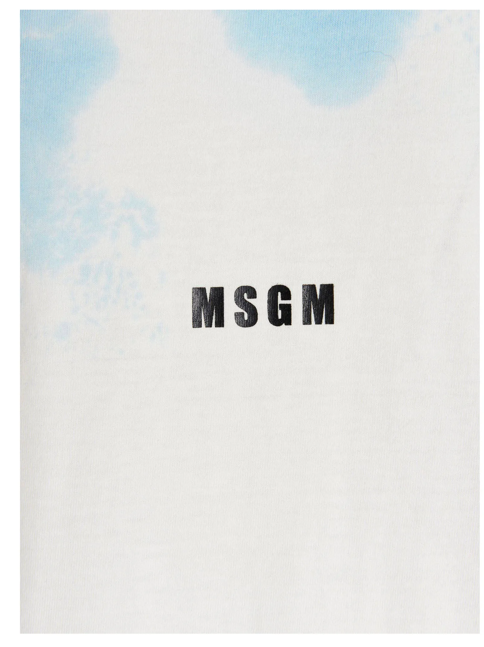 MSGM Tie-Dyed Crewneck T-Shirt