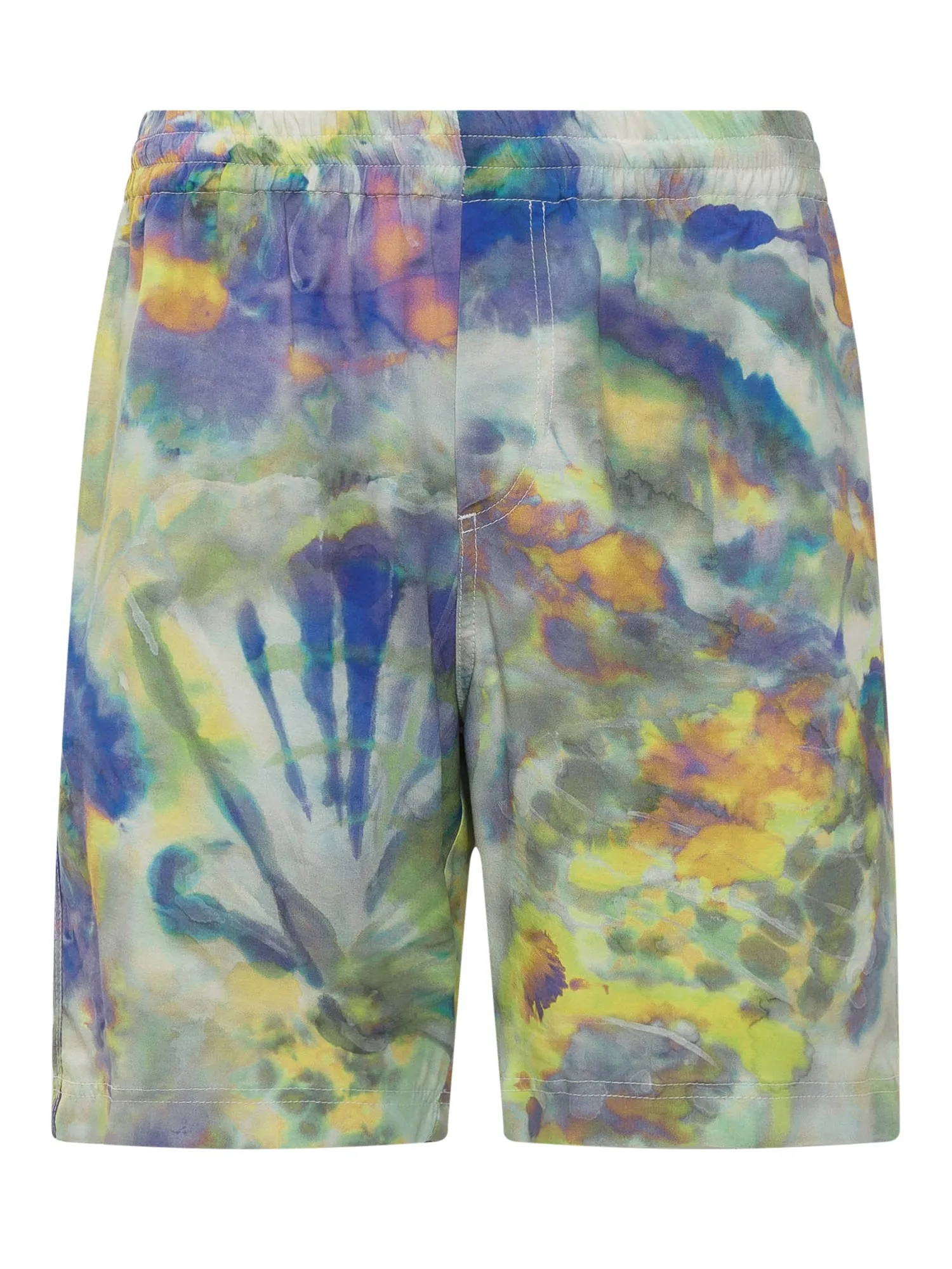 MSGM Tie Dyed Elastic Waist Shorts