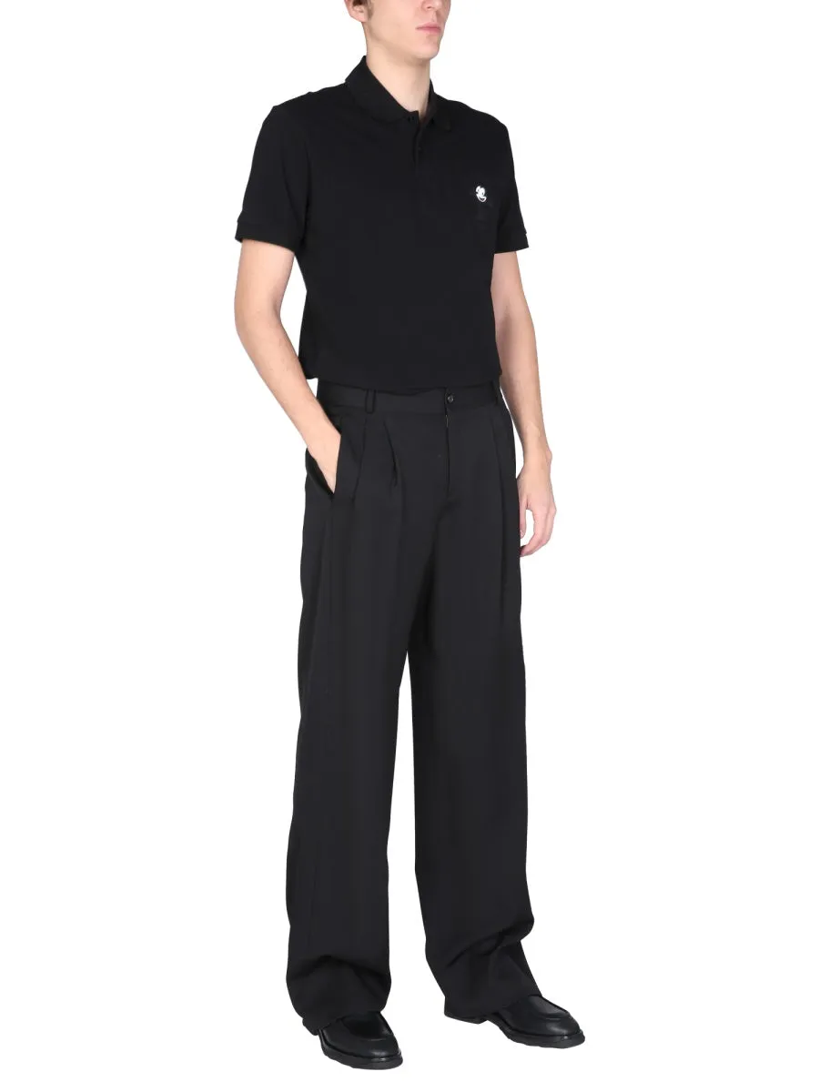 Neil Barrett X Felix Logo Printed Polo Shirt