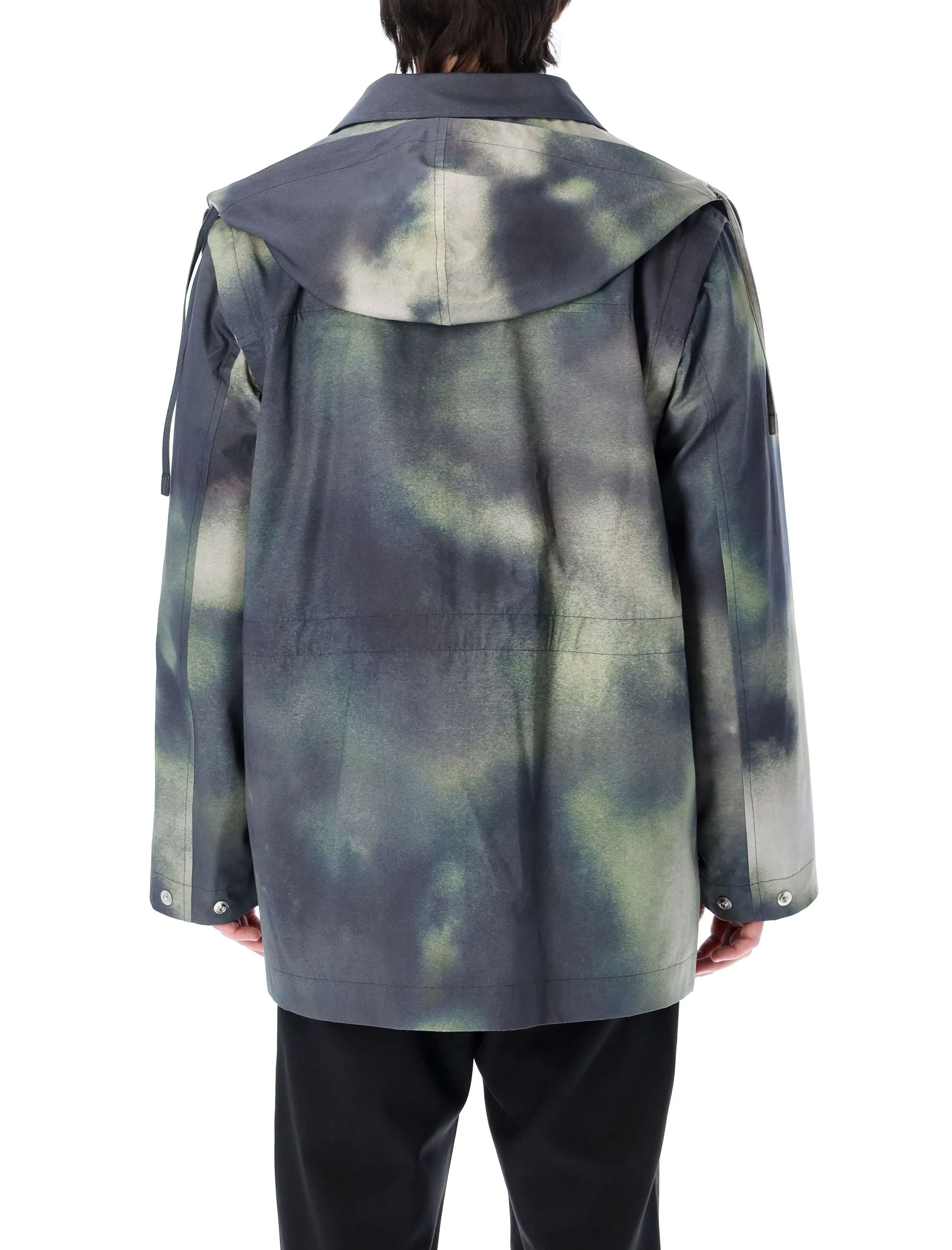 OAMC Tie-Dye Button-Up Hooded Jacket