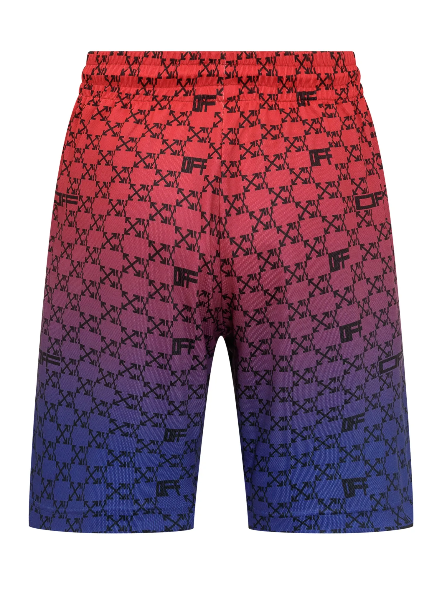 Off-White All-Over Printed Drawstring Shorts