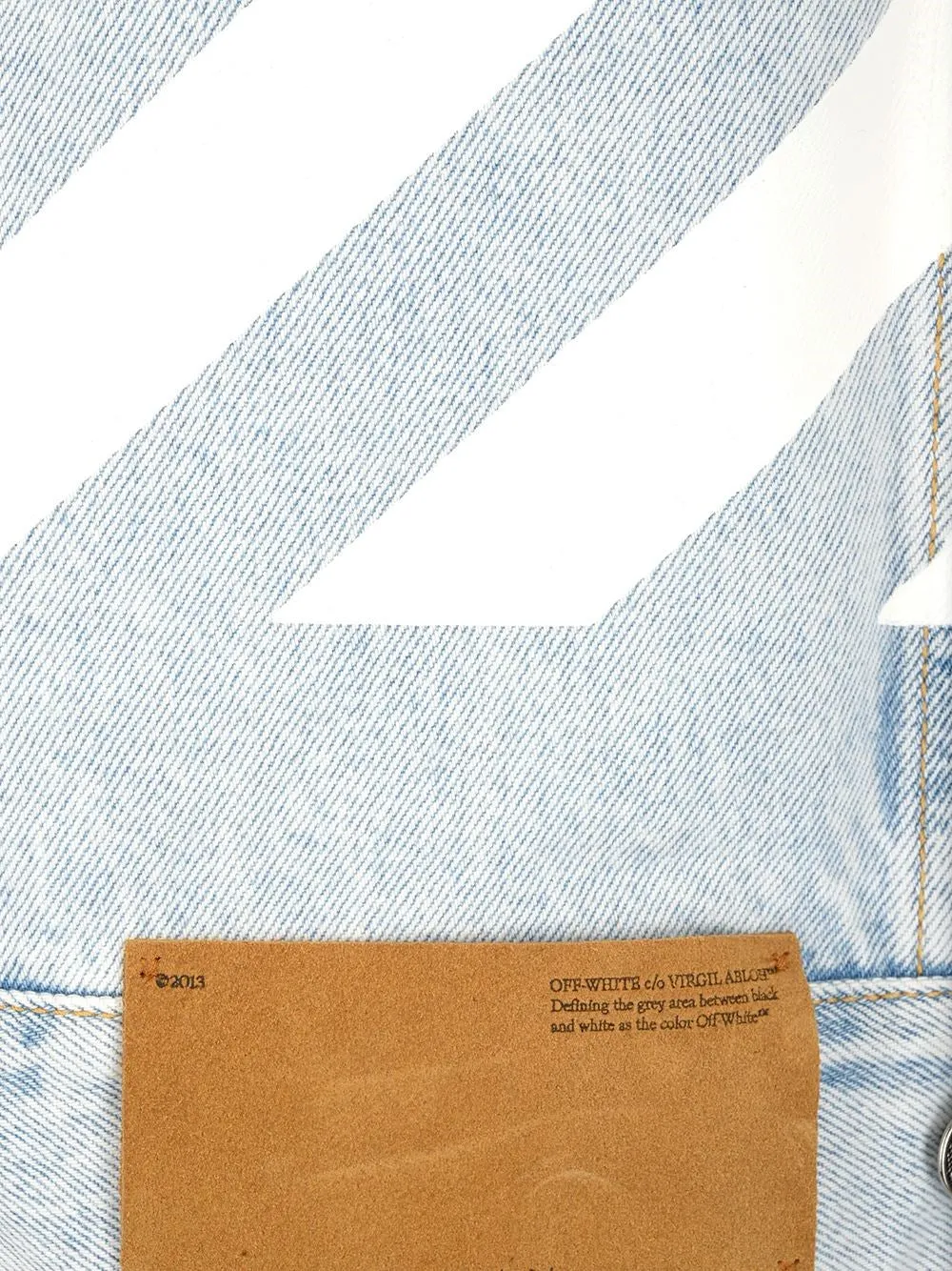 Off-White Diag Printed Denim Jacket