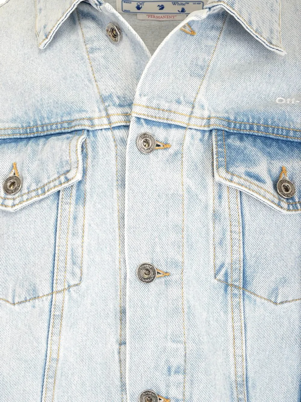 Off-White Diag Printed Denim Jacket