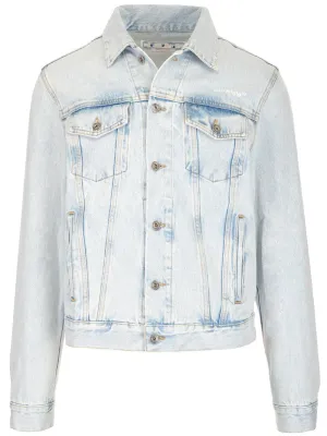 Off-White Diag Printed Denim Jacket