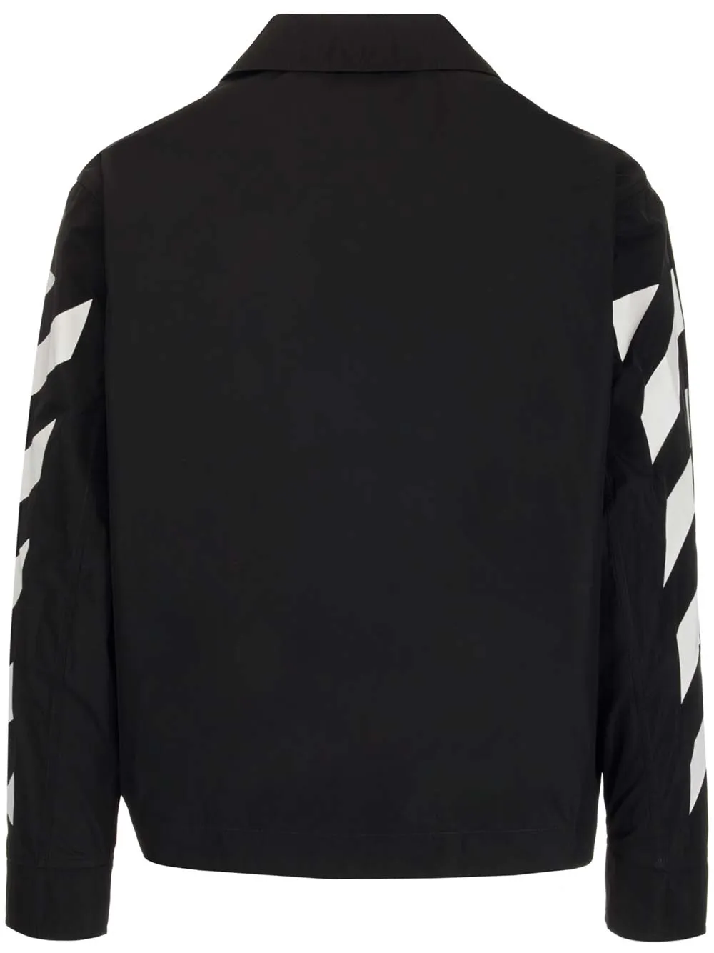 Off-White Diag Printed Zipped Jacket