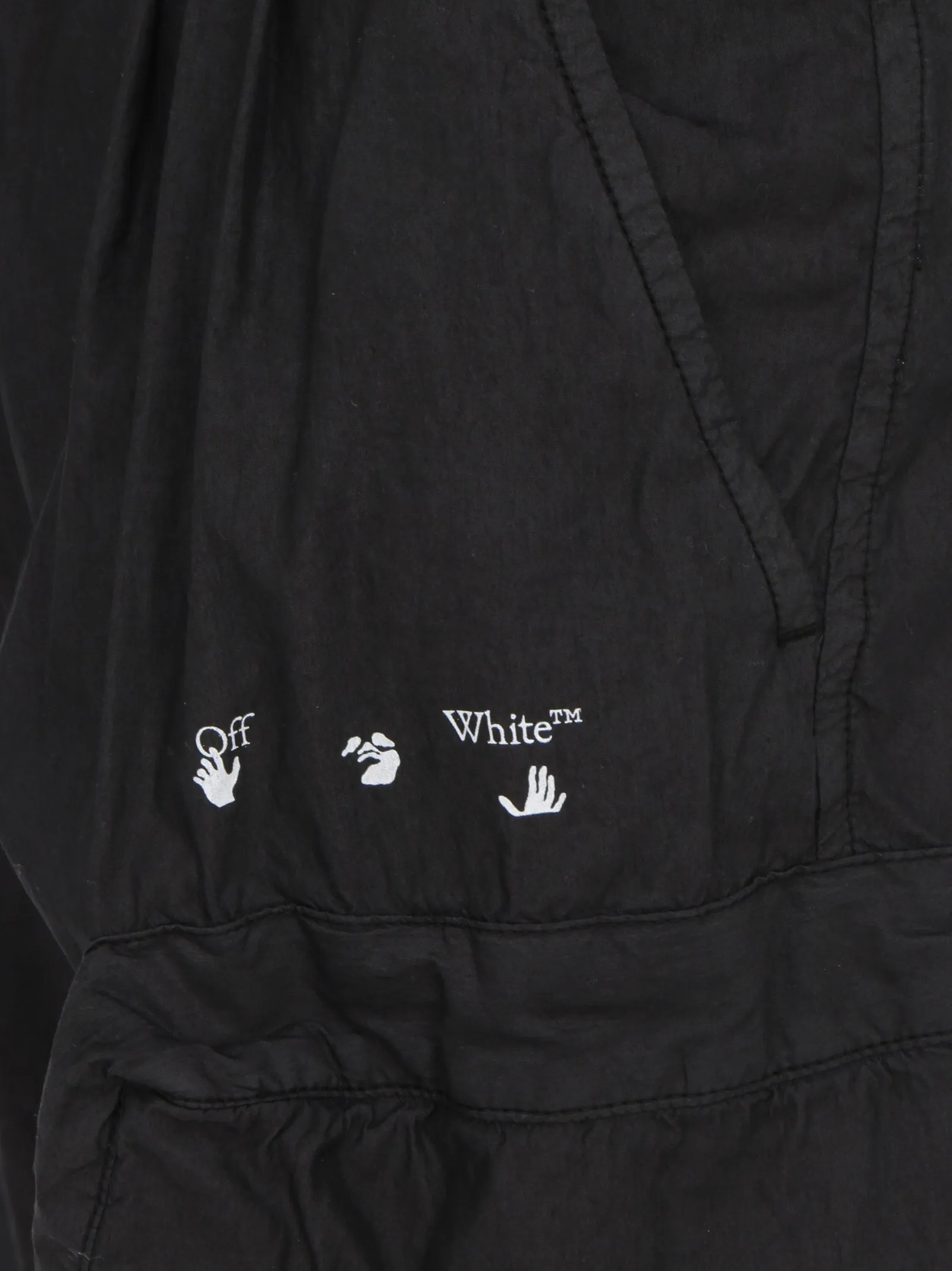 Off-White High Waisted Cargo Shorts