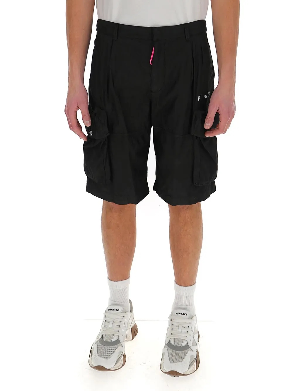 Off-White High Waisted Cargo Shorts