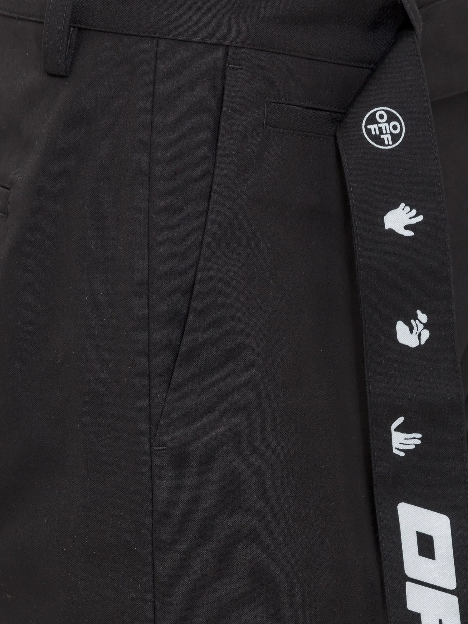 Off-White Industrial Belted Chino Shorts