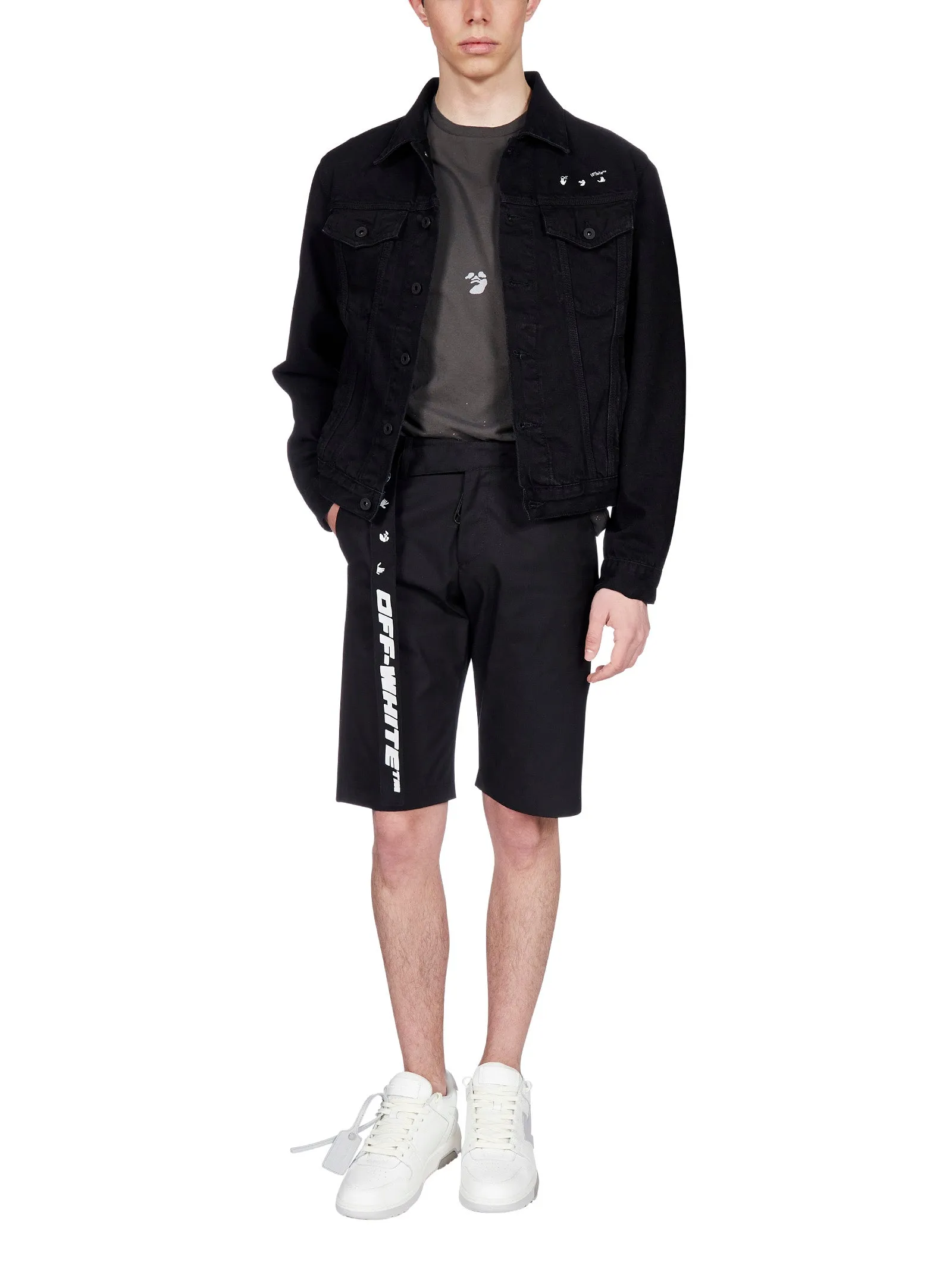 Off-White Industrial Belted Chino Shorts