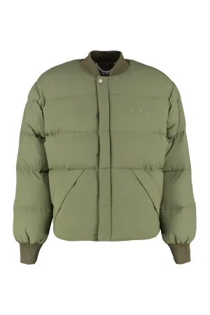 Off-White Logo Embroidered Puffer Jacket
