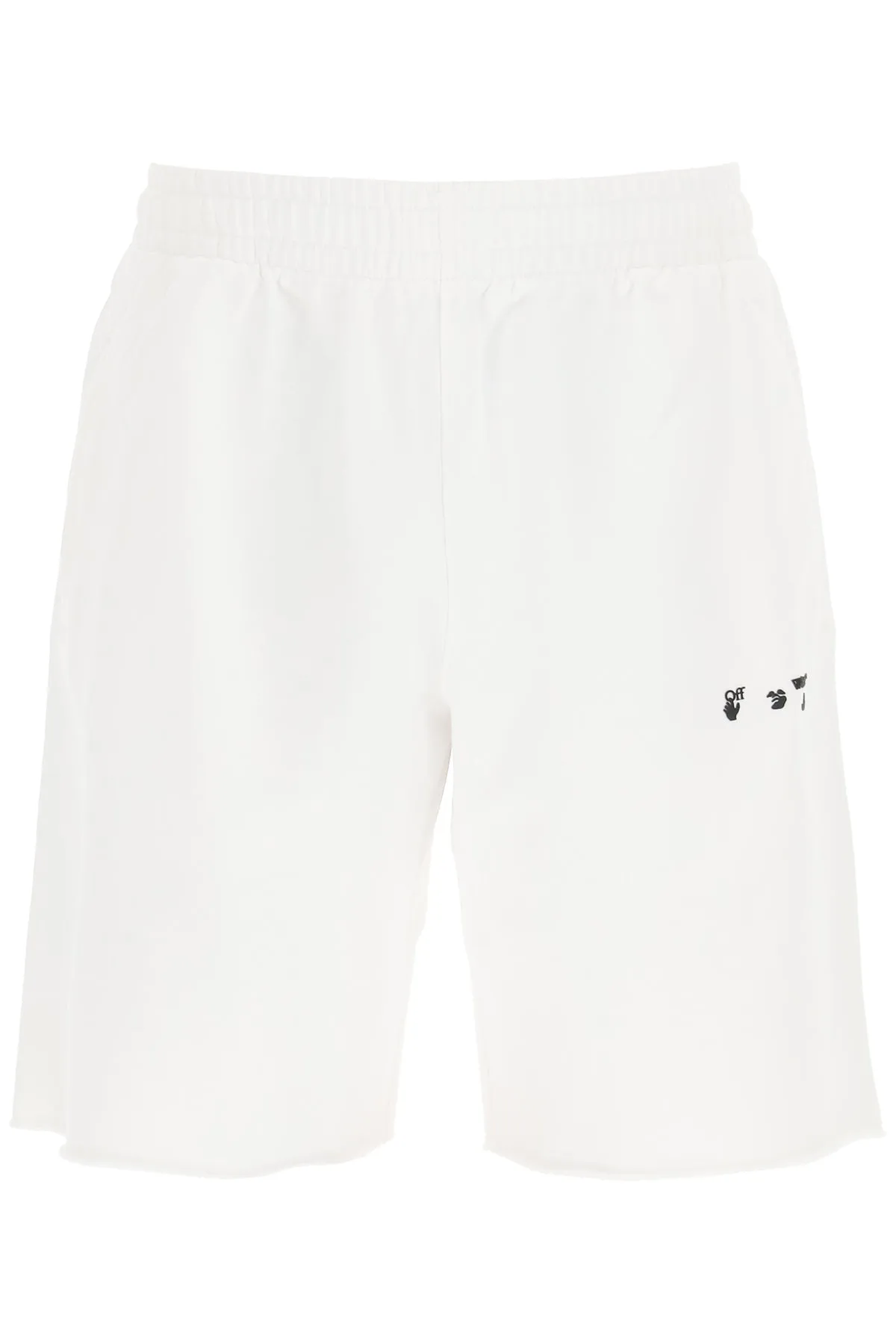 Off-White Logo Printed Bermuda Shorts