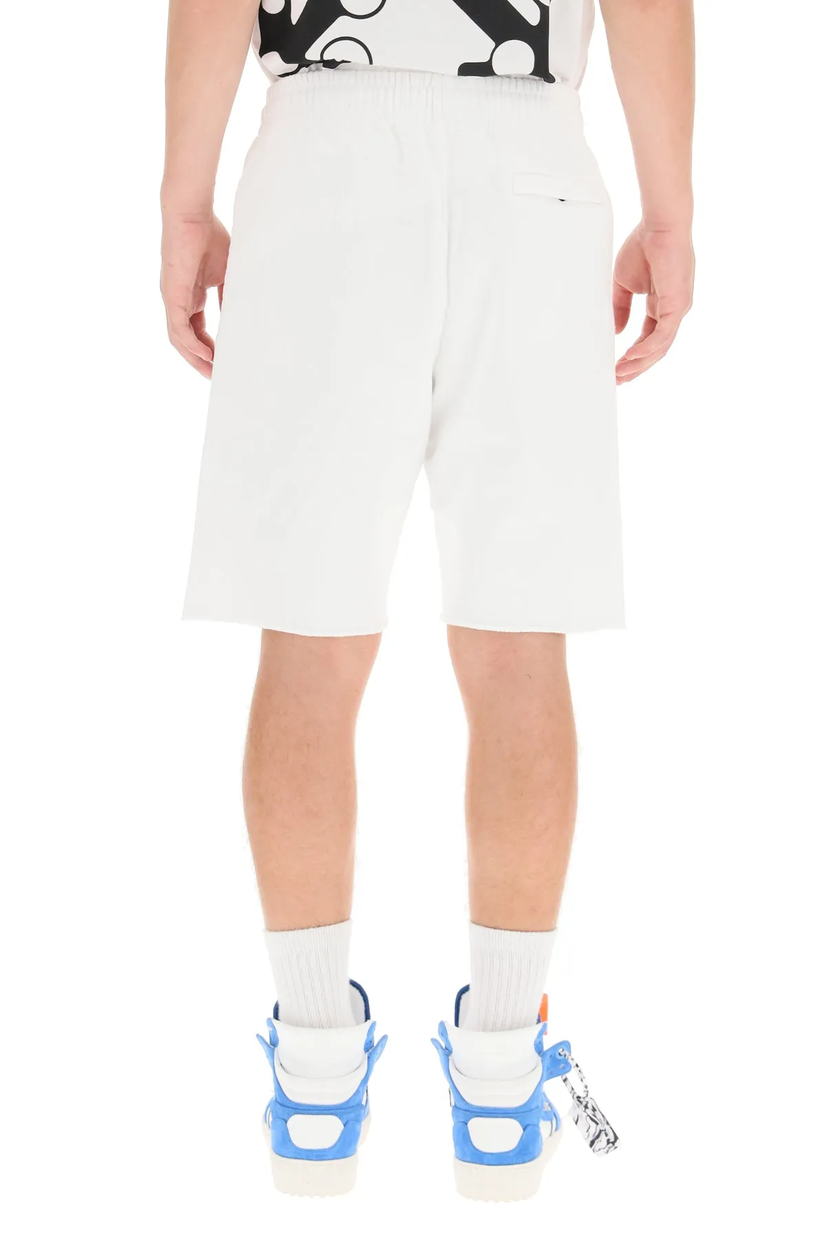 Off-White Logo Printed Bermuda Shorts