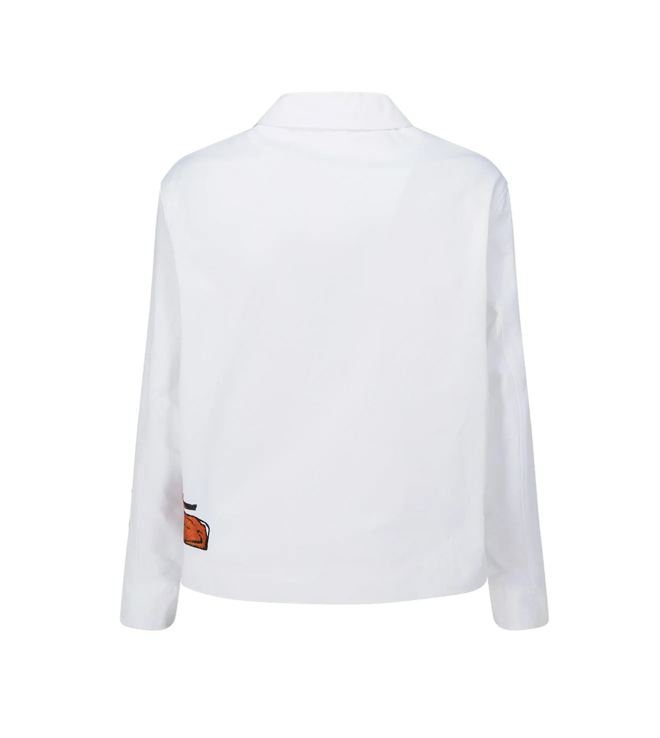 Off-White Logo Printed Long-Sleeved Jacket