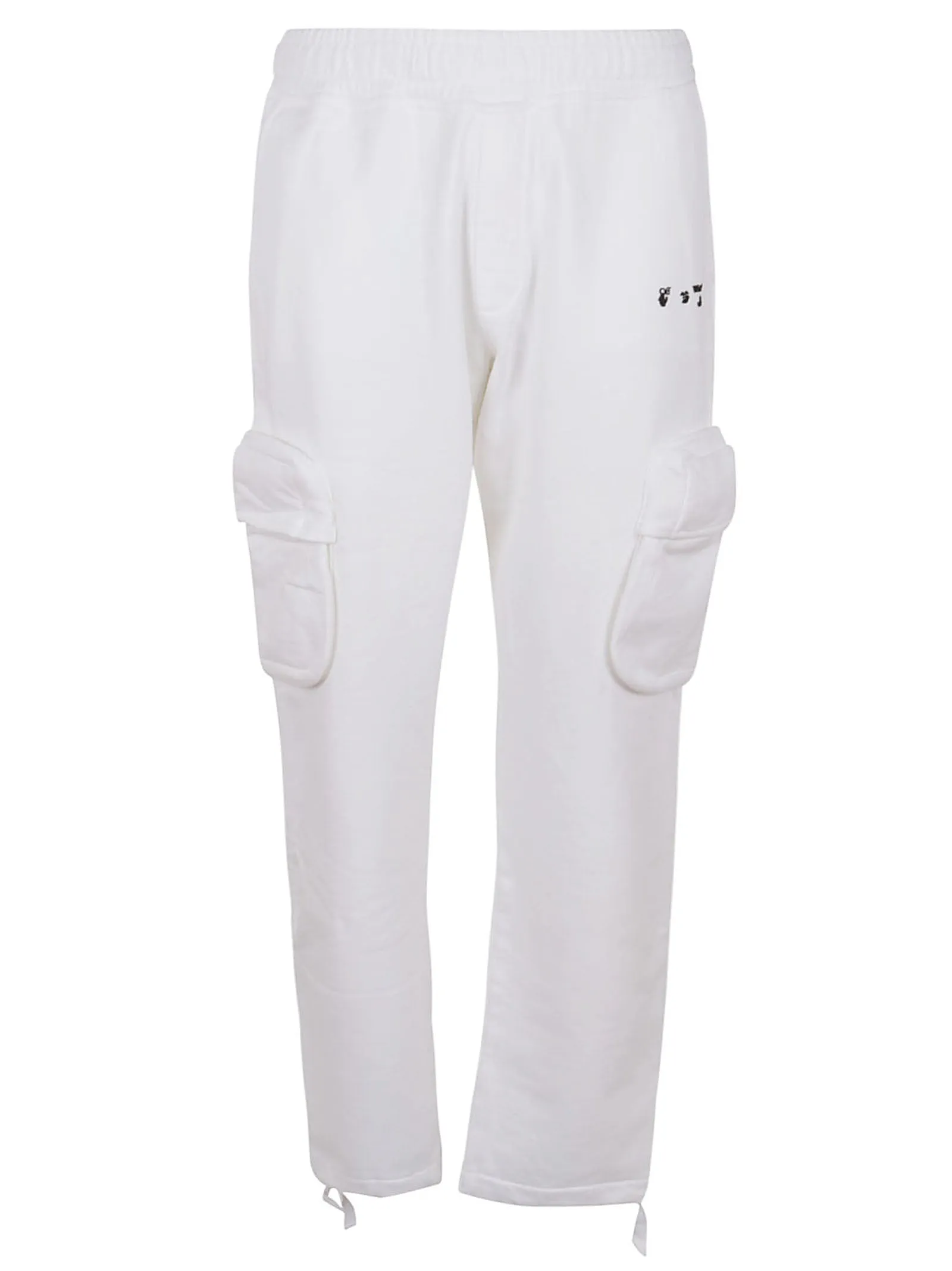 Off-White Logo Printed Straight Leg Track Pants