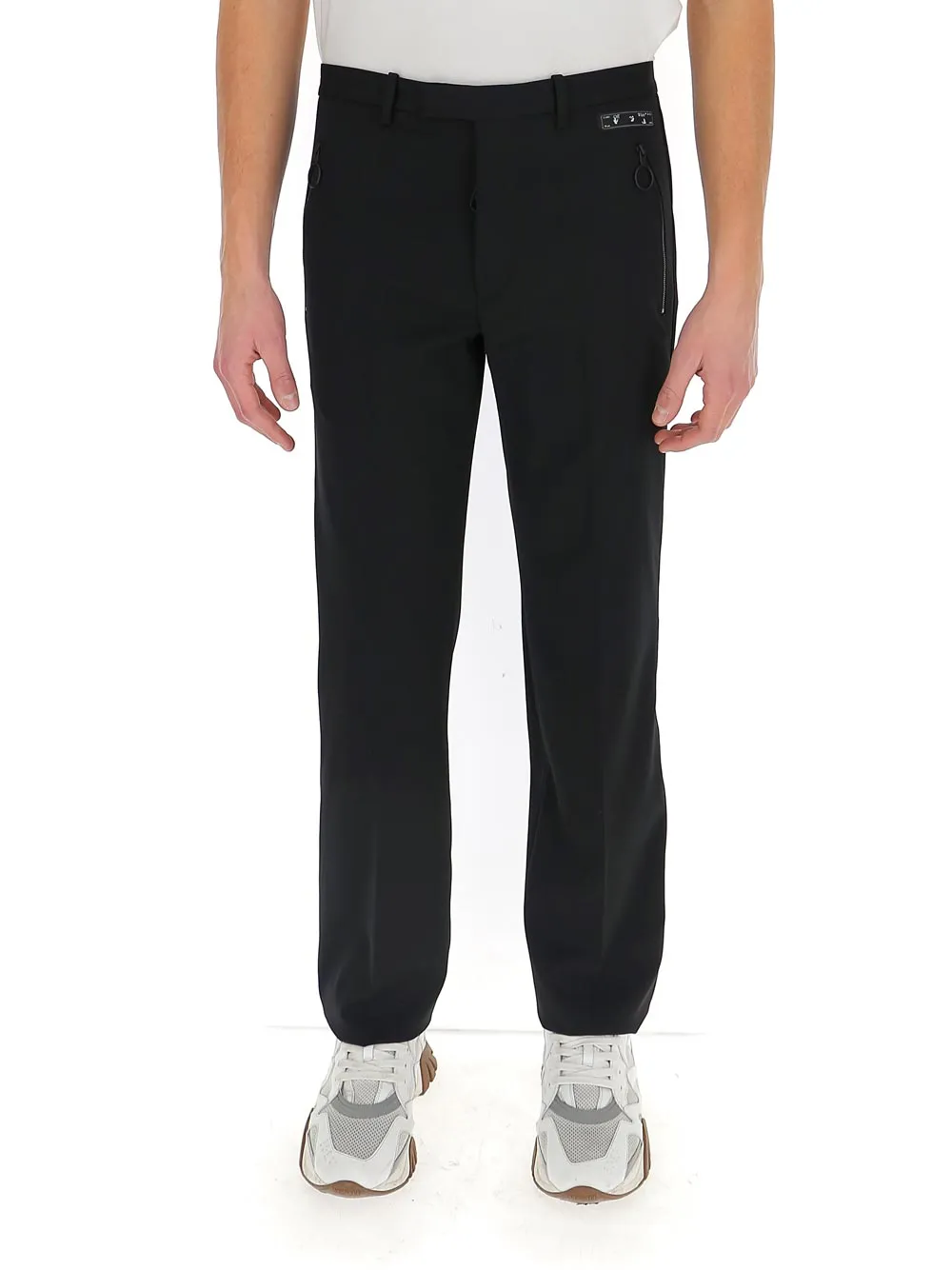 Off-White Straight-Leg Tailored Pants