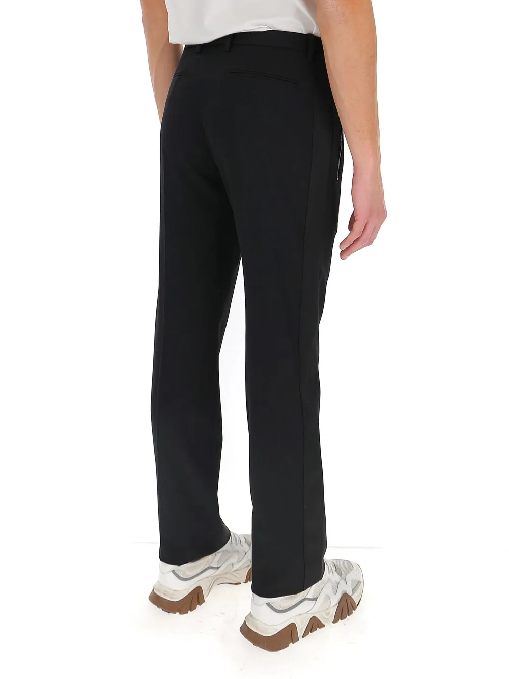 Off-White Straight-Leg Tailored Pants