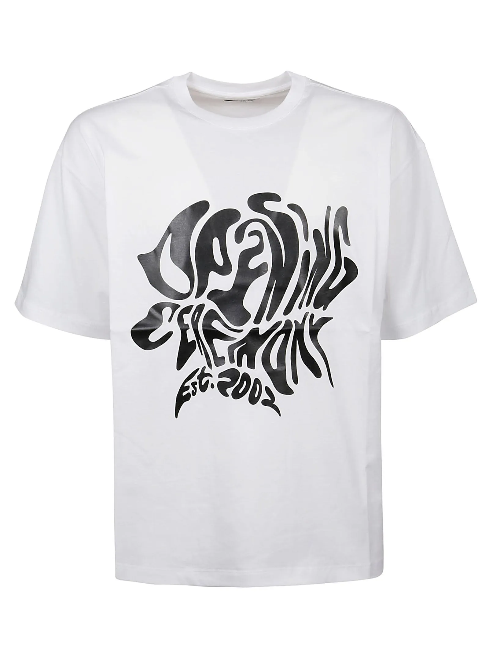 Opening Ceremony Melted Logo Printed T-Shirt