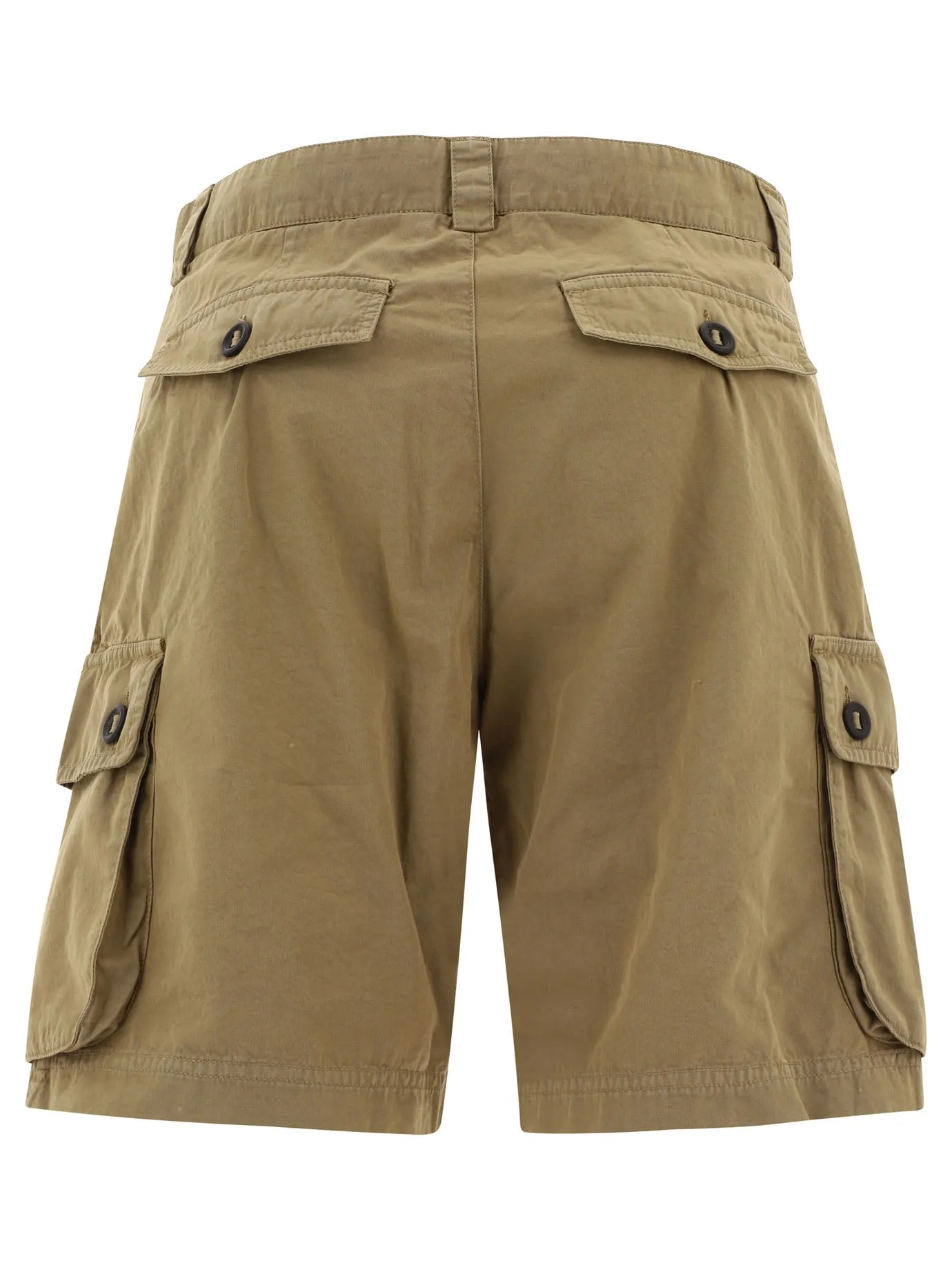 Palm Angels High-Waisted Straight Leg Shorts