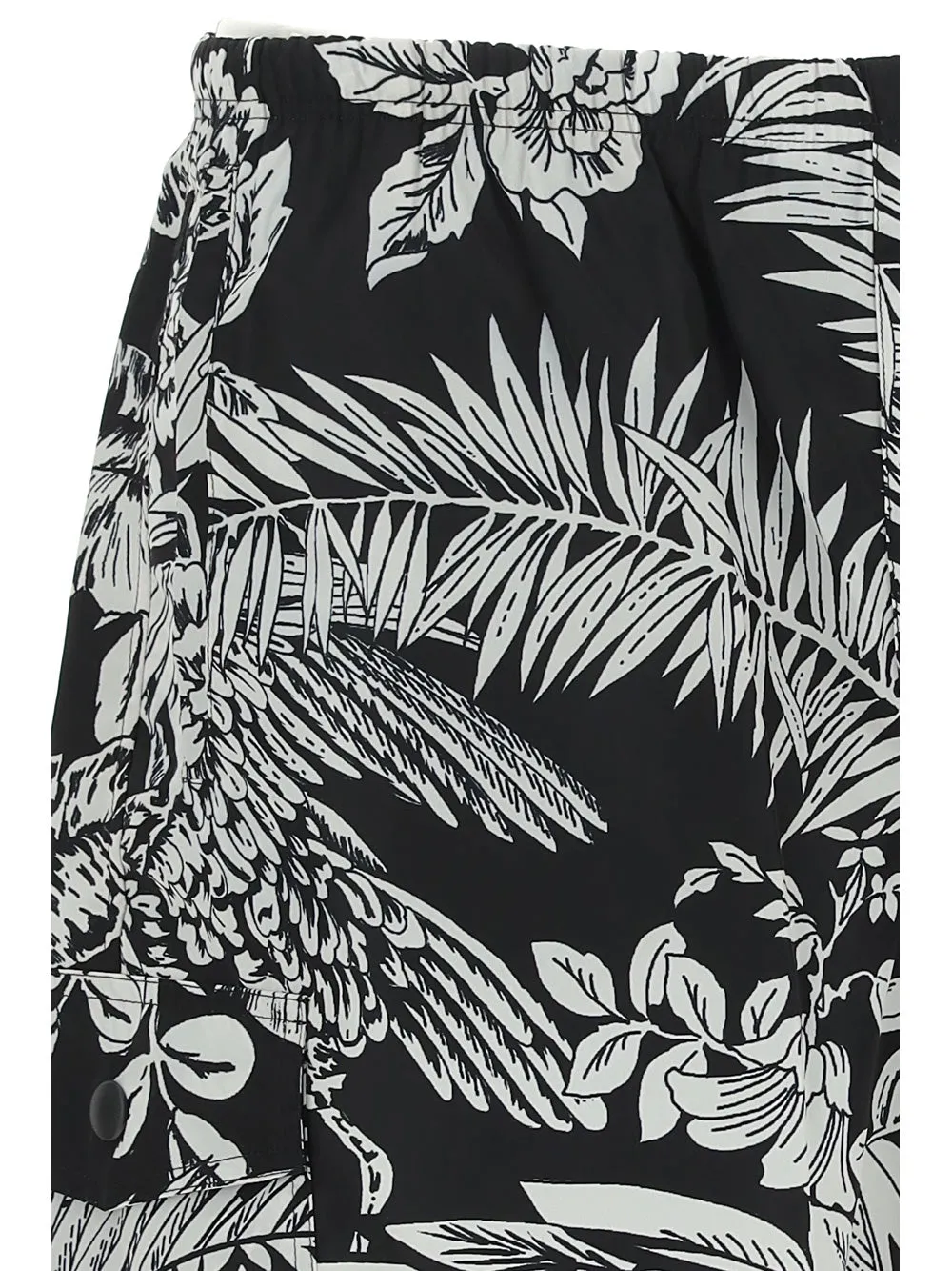 Palm Angels Jungle-Print Knee-Length Swim Shorts