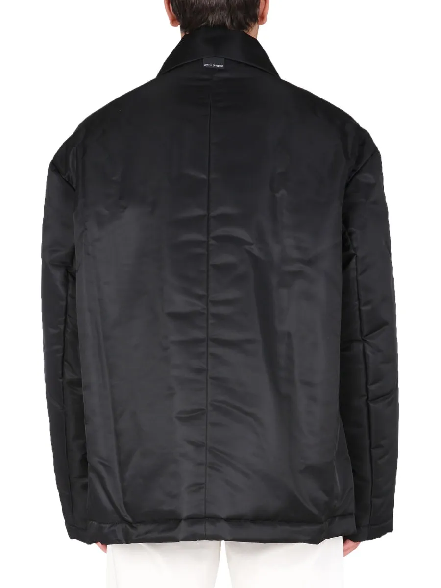 Palm Angels Logo Patch Padded Jacket