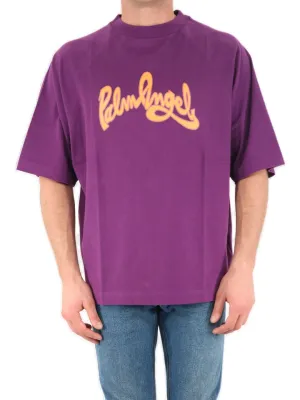 Palm Angels Logo Print Crewneck T-Shirt