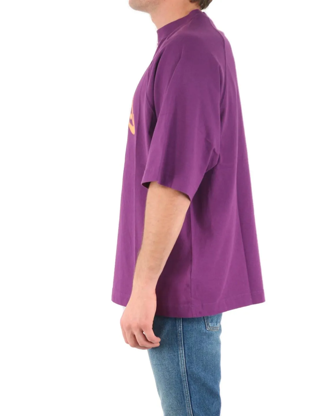 Palm Angels Logo Print Crewneck T-Shirt