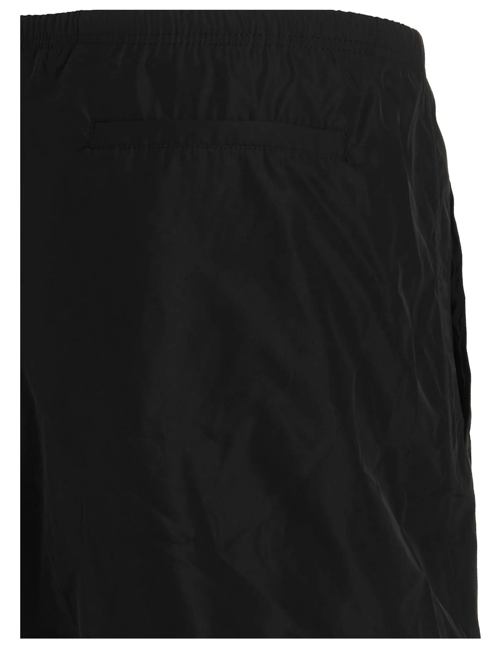 Palm Angels Logo Printed Straight Leg Shorts