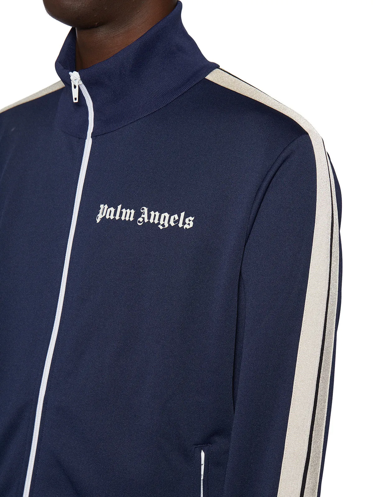 Palm Angels Logo Printed Track Jacket