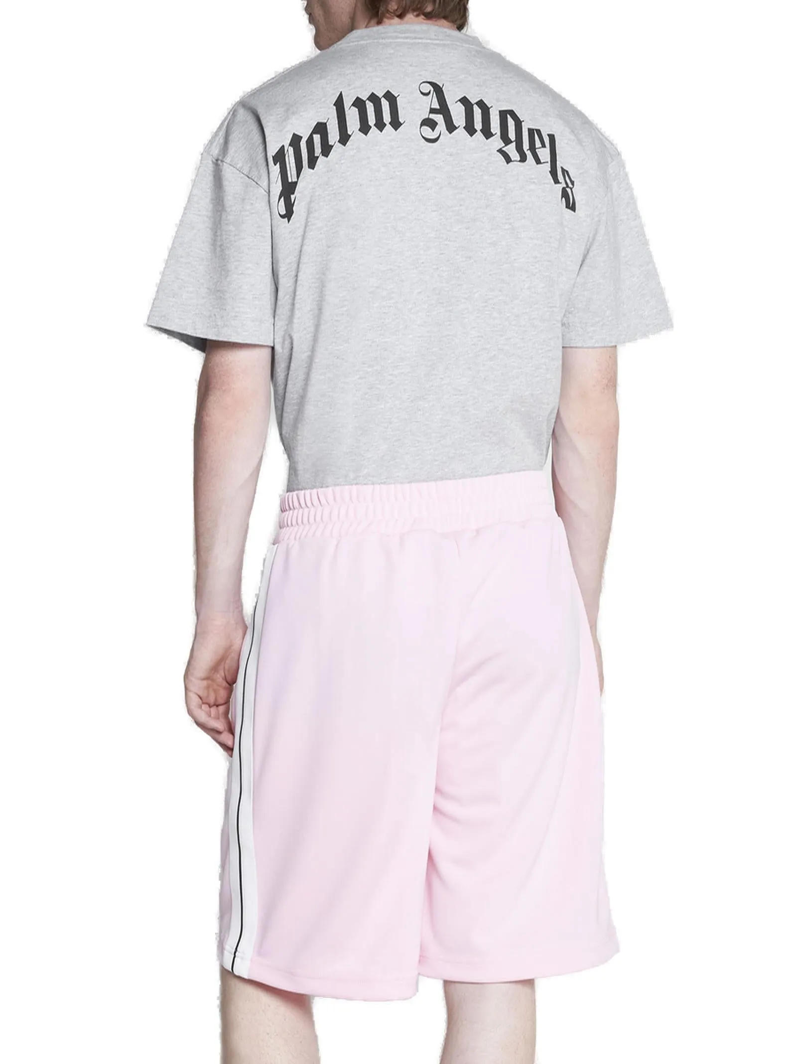 Palm Angels Logo Printed Track Shorts