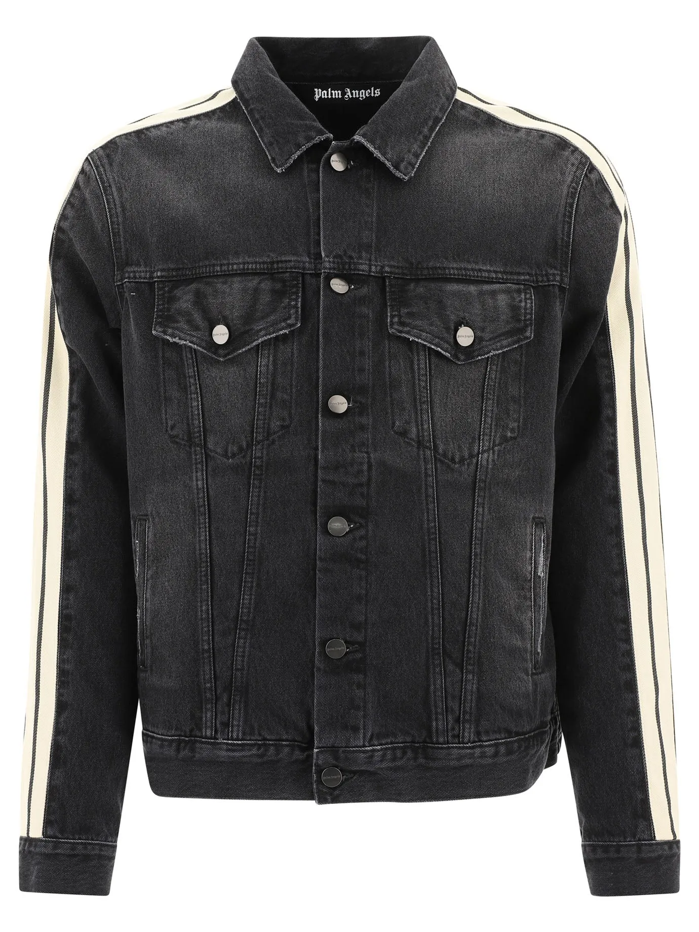 Palm Angels Side Stripe Denim Jacket