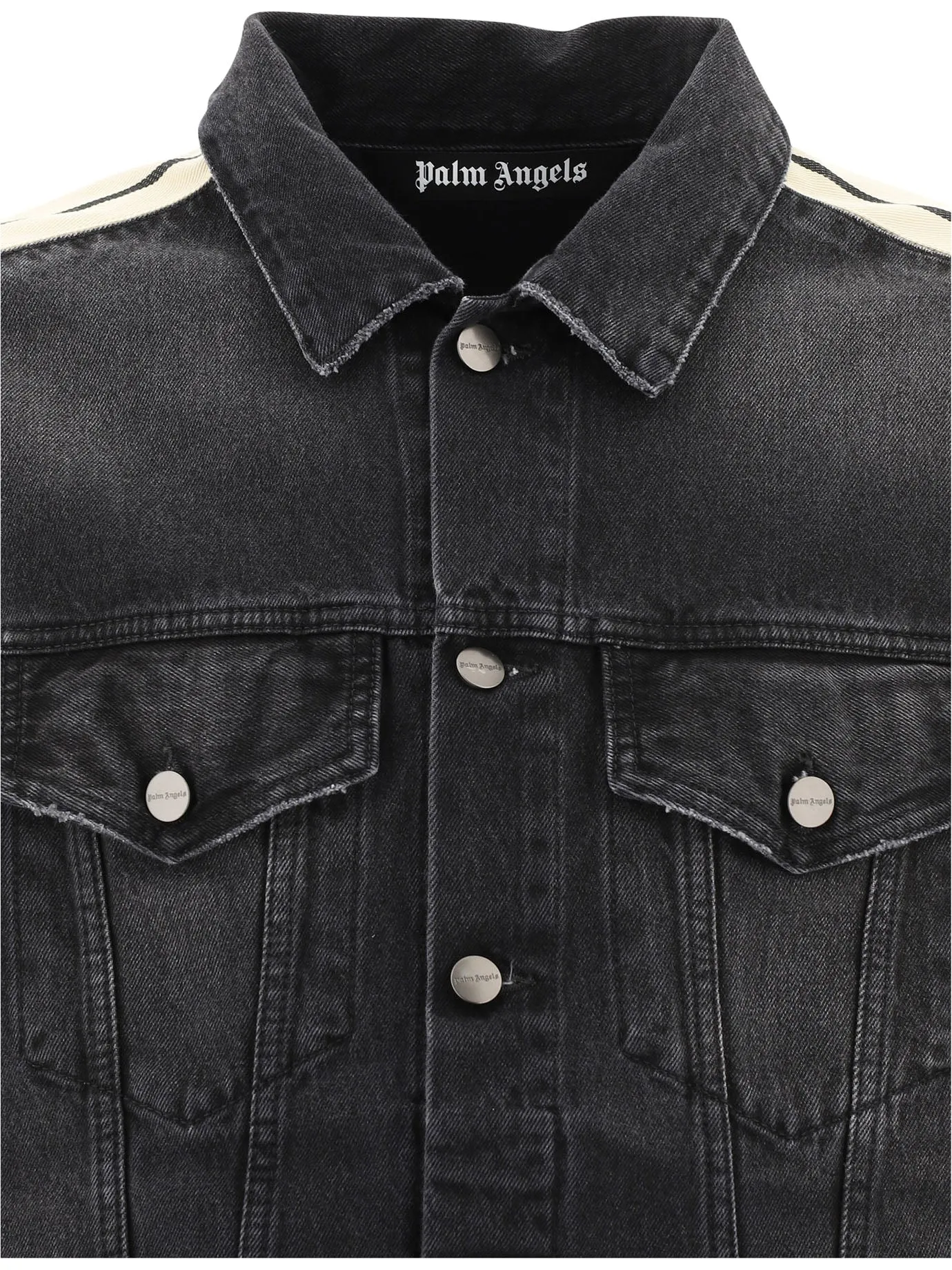 Palm Angels Side Stripe Denim Jacket