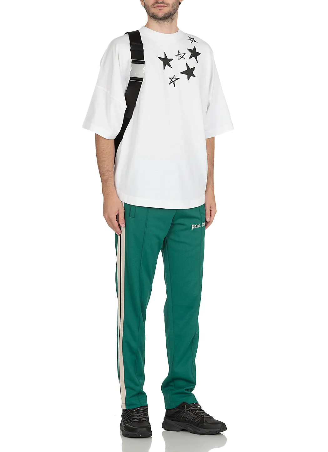 Palm Angels Star Print Crewneck T-Shirt