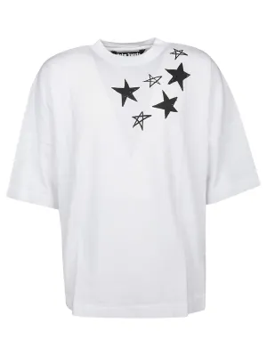 Palm Angels Star Print Crewneck T-Shirt