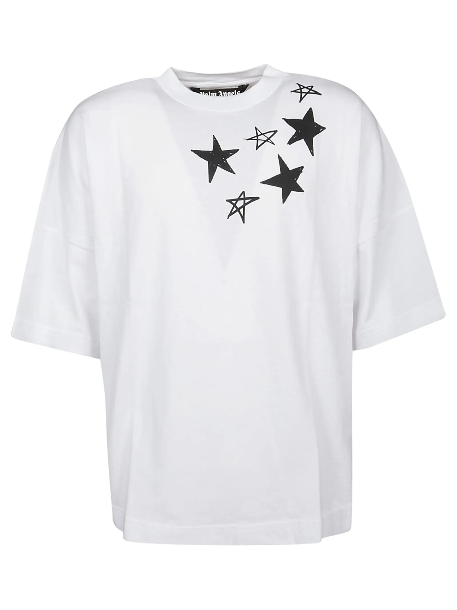 Palm Angels Star Print Crewneck T-Shirt