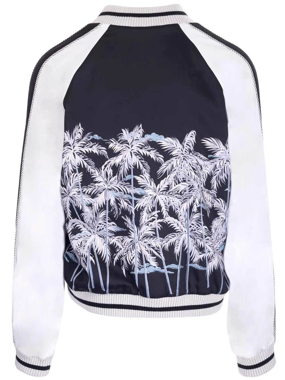 Palm Angels Zip-Up Long-Sleeved Jacket