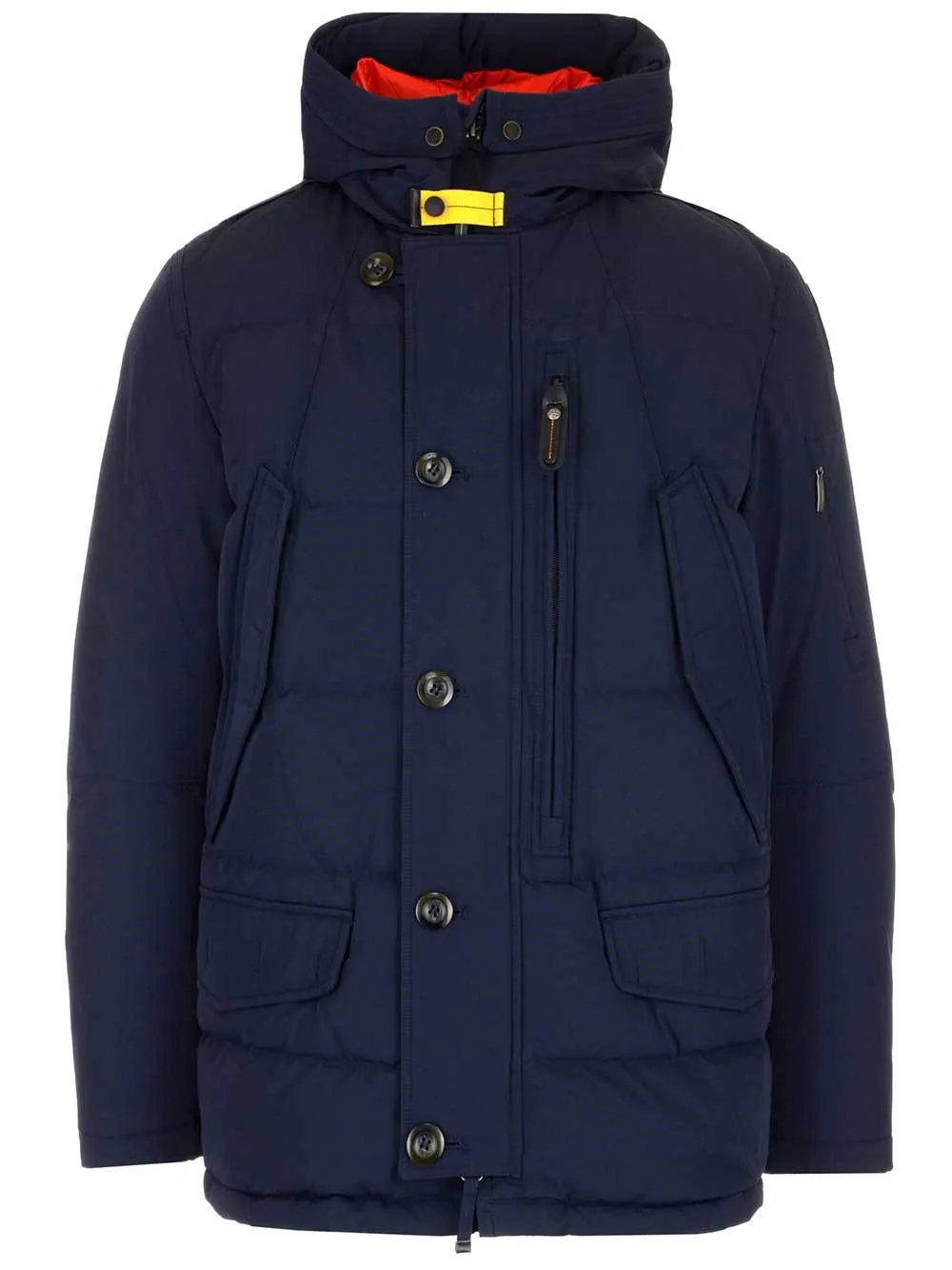 Parajumpers Hooded Logo Patch Puffer Jacket