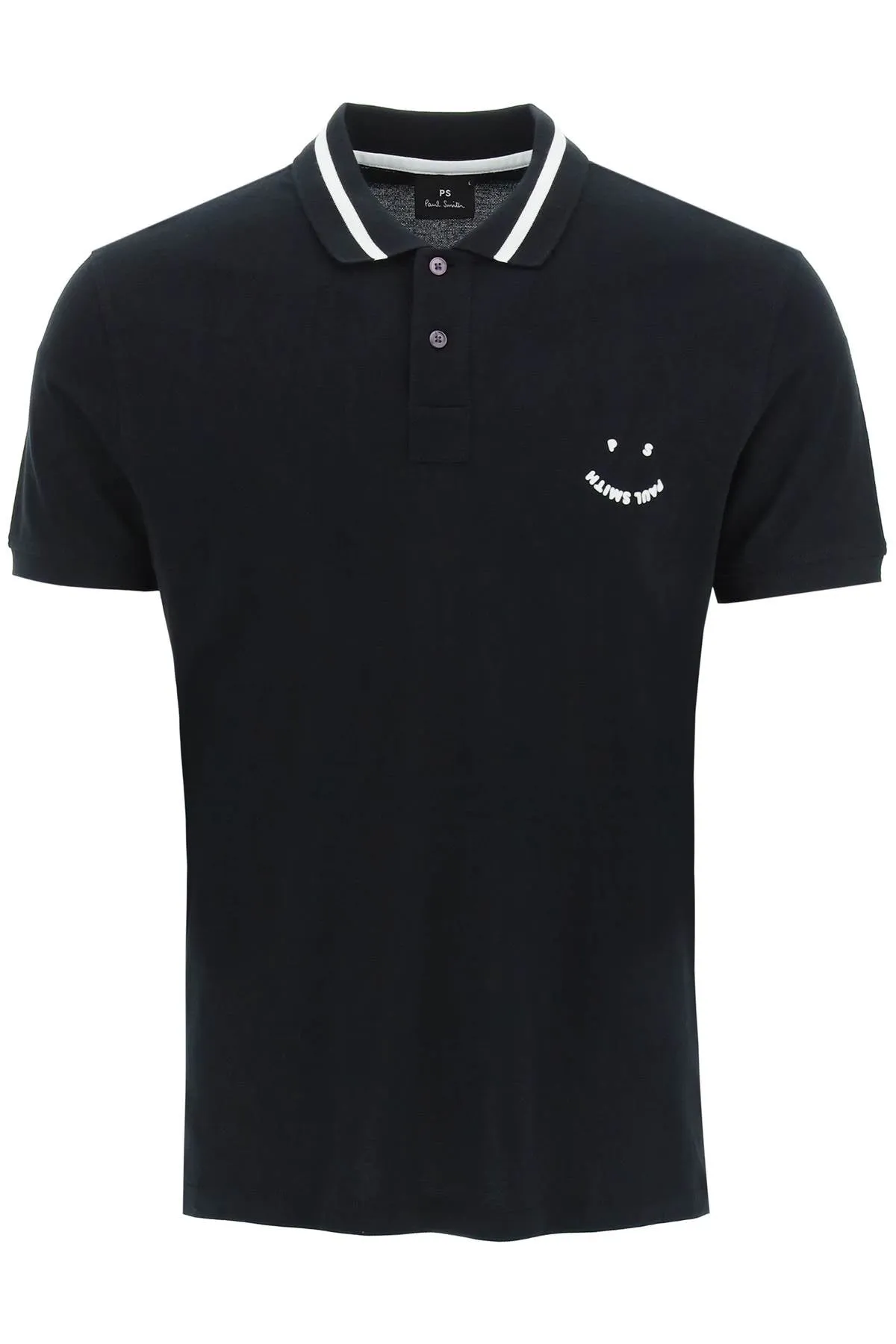 Paul Smith Happy Logo Short-Sleeved Polo Shirt
