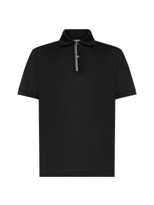 Paul Smith Short-Sleeved Striped Trim Polo Shirt