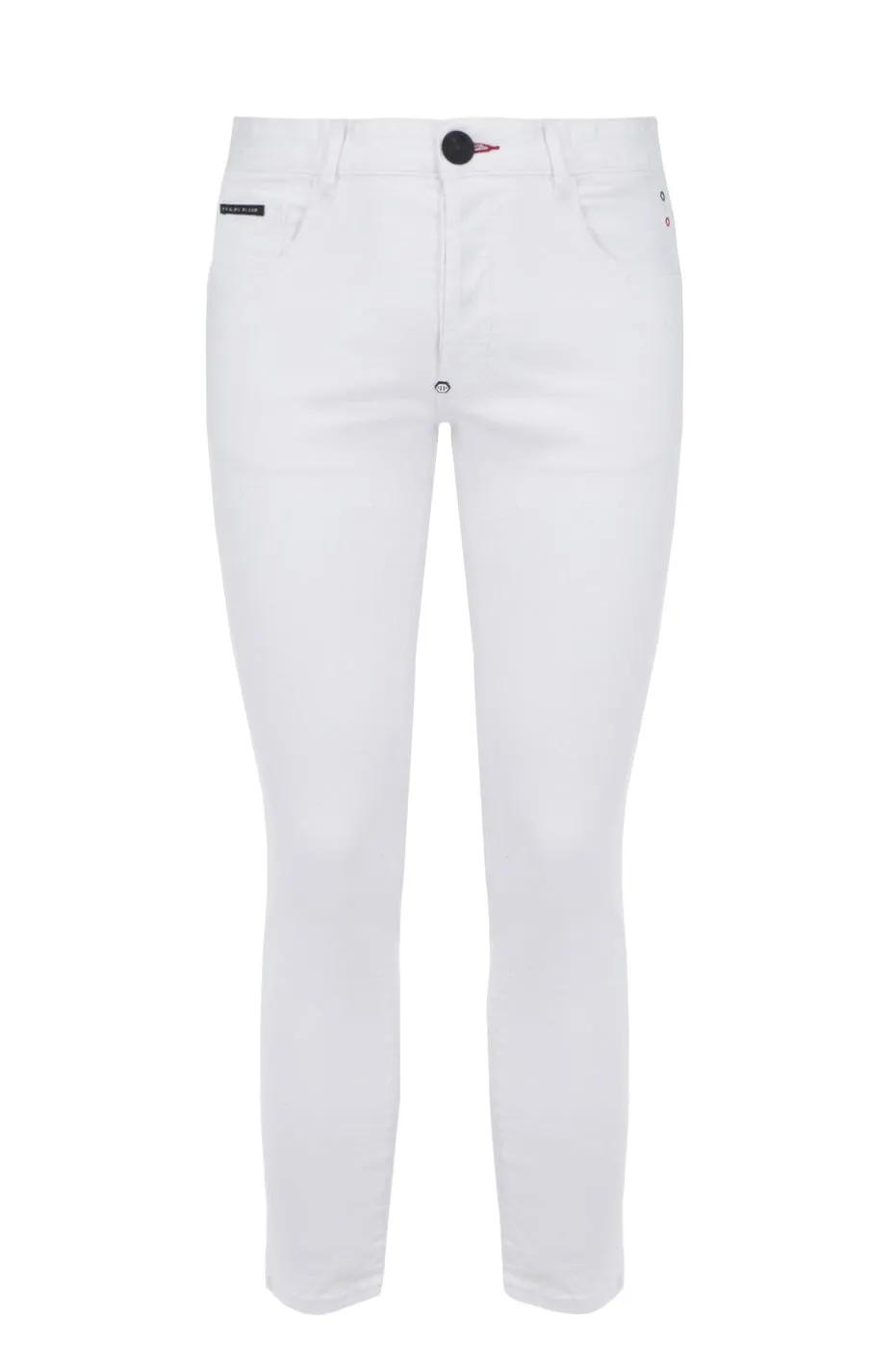 Philipp Plein Logo Patch Skinny-Cut Jeans