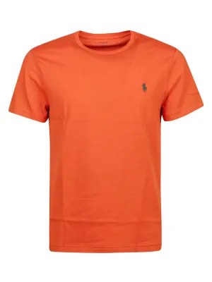 Polo Ralph Lauren Logo Embroidered Crewneck T-Shirt