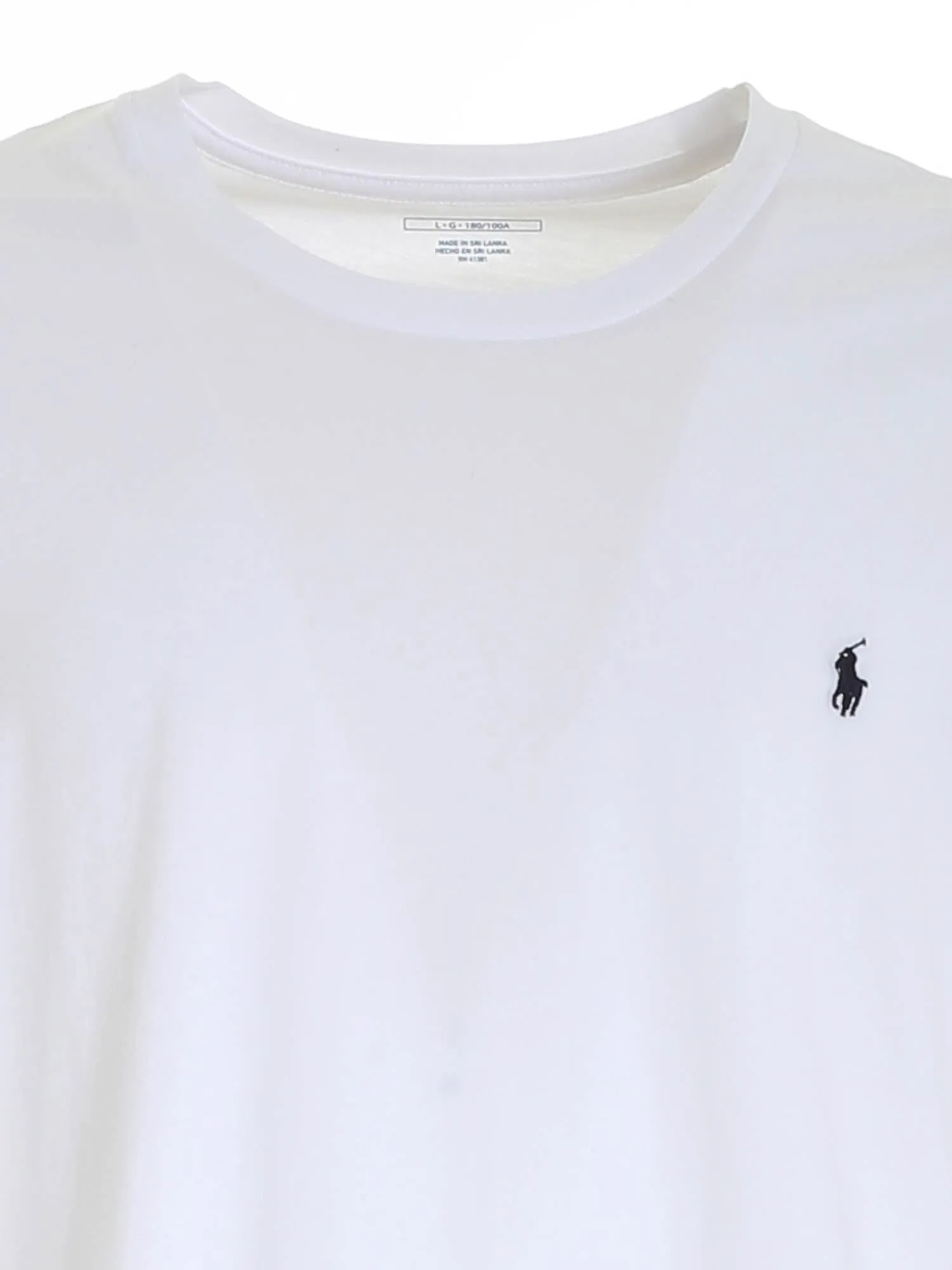 Polo Ralph Lauren Logo Embroidered Crewneck T-Shirt