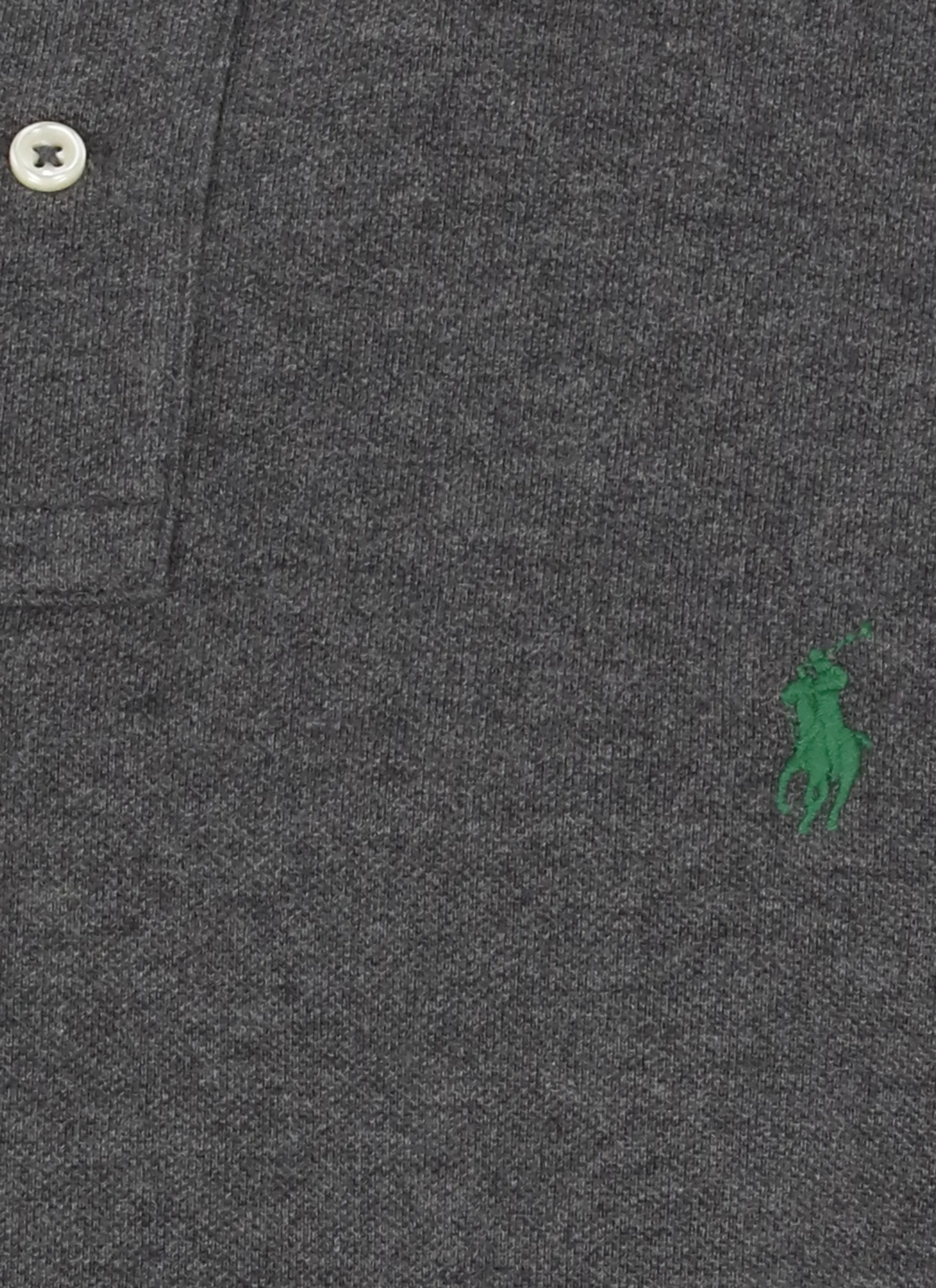 Polo Ralph Lauren Logo Embroidered Straight Hem Polo Shirt