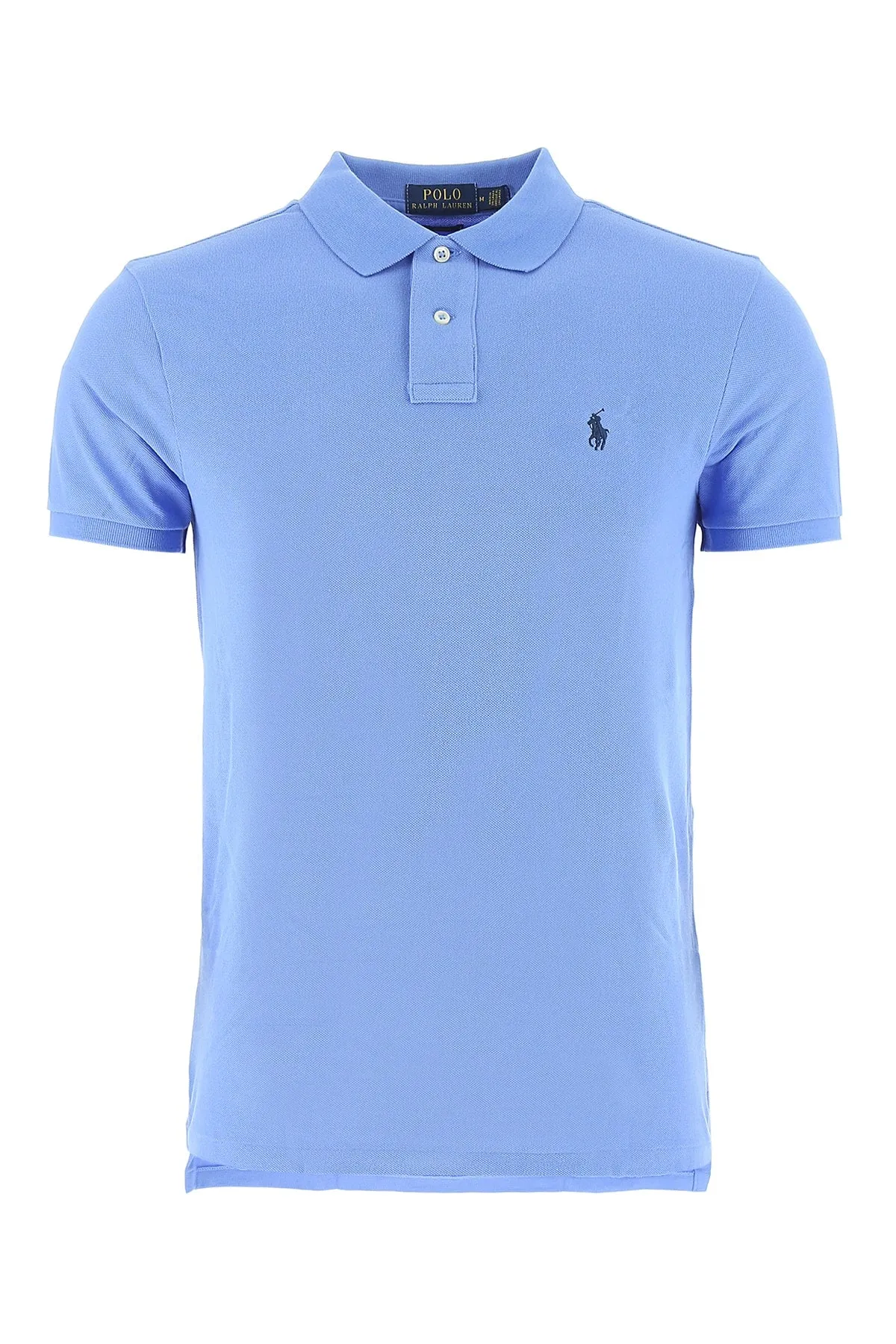 Polo Ralph Lauren Logo Embroidered Straight Hem Polo Shirt
