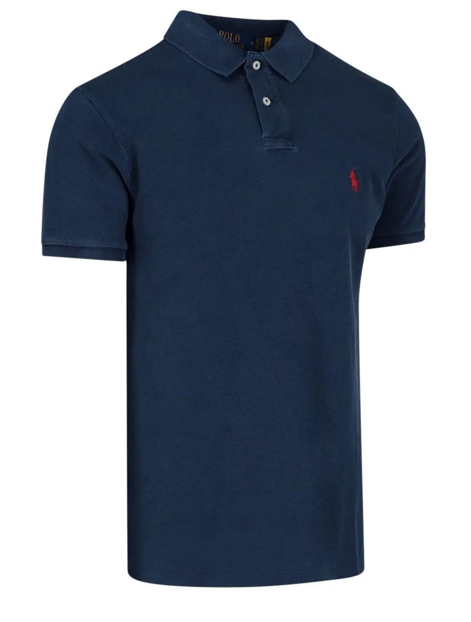 Polo Ralph Lauren Logo Embroidered Straight Hem Polo Shirt