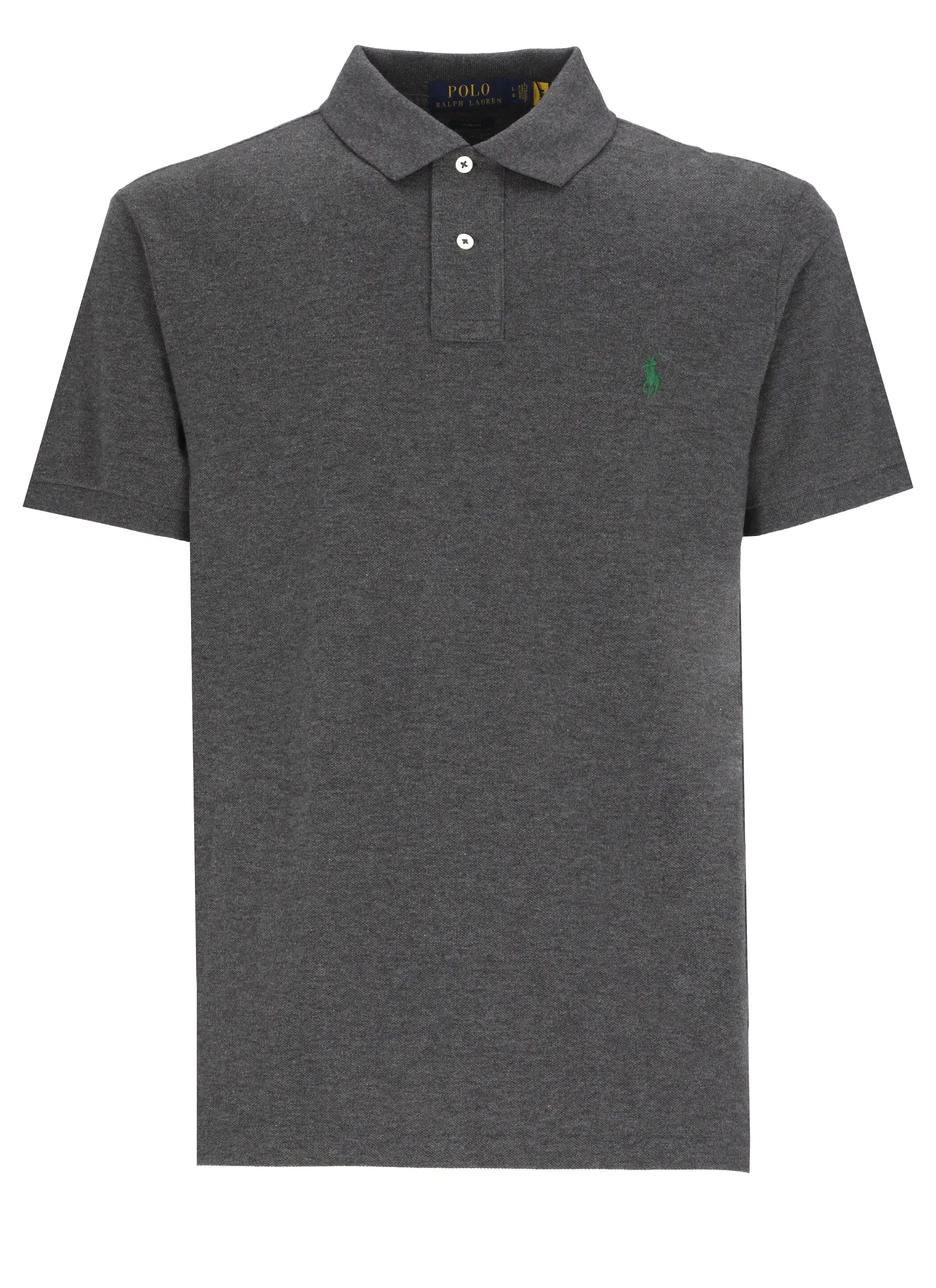 Polo Ralph Lauren Logo Embroidered Straight Hem Polo Shirt