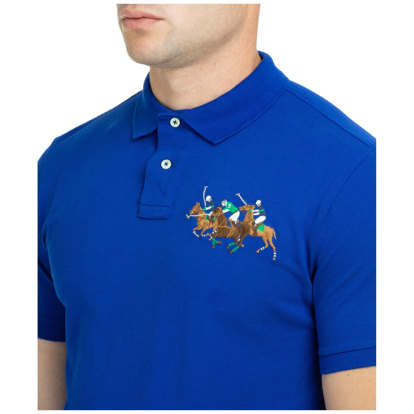 Polo Ralph Lauren Logo Patch Short-Sleeved Polo Shirt