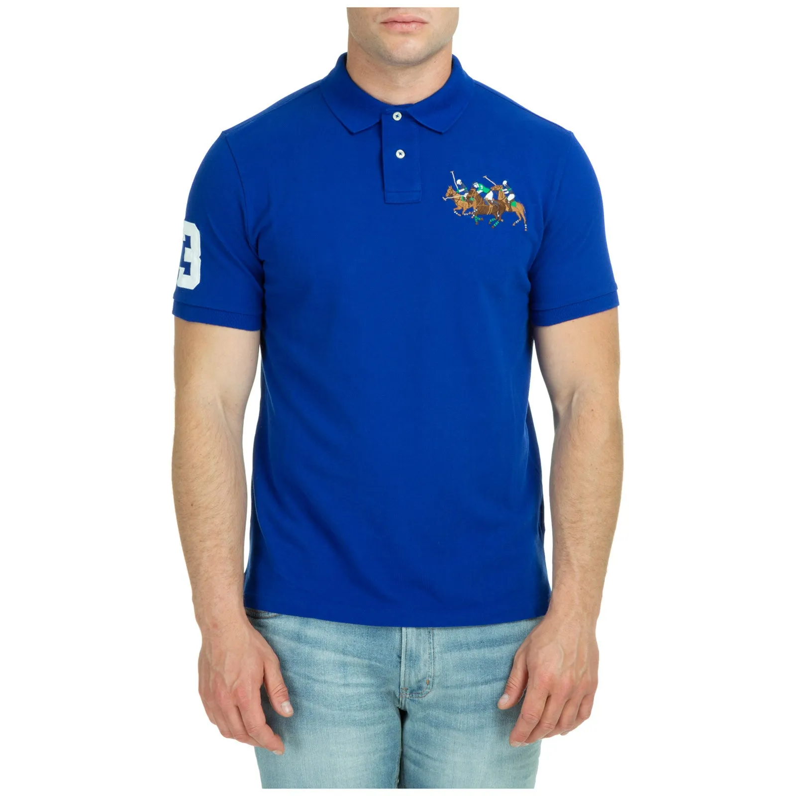 Polo Ralph Lauren Logo Patch Short-Sleeved Polo Shirt