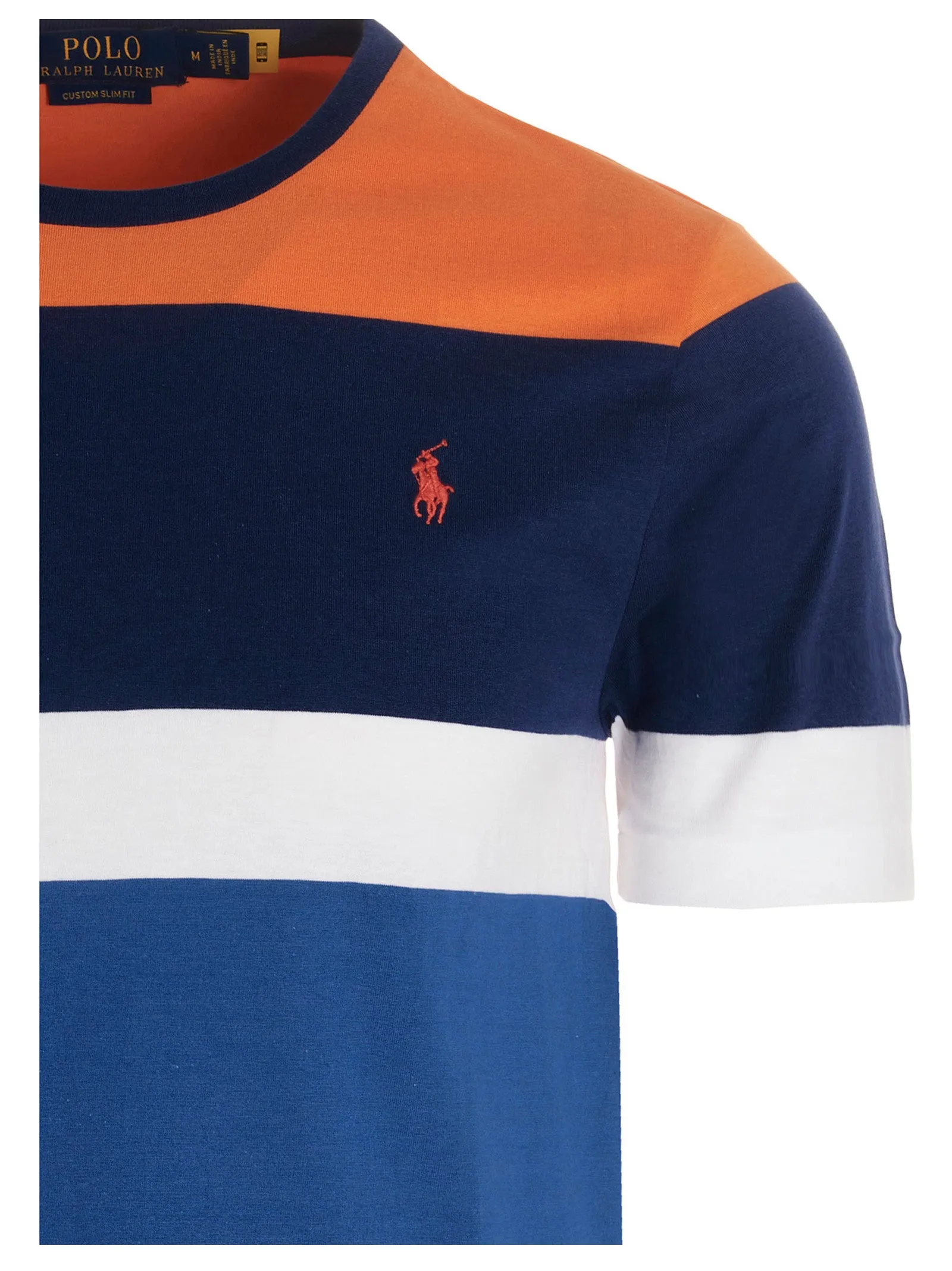 Polo Ralph Lauren Polo Pony Motif Striped T-Shirt